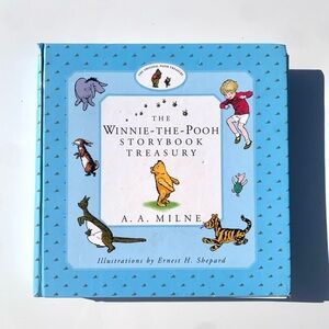 Winnie-the-Pooh Storybook Treasury - Blue Illustrated Hardcover Used